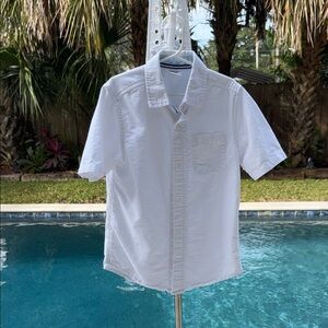Gymboree White Kids Button Down Shirt size 7